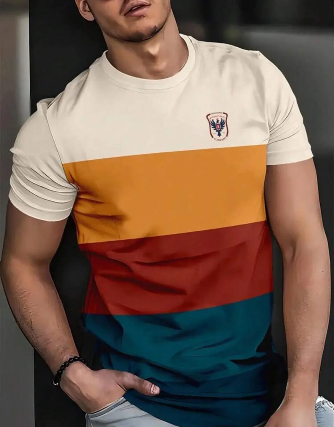 🧡Men's T-Shirts (buy two get Free gift 🎁) image indicator(3)