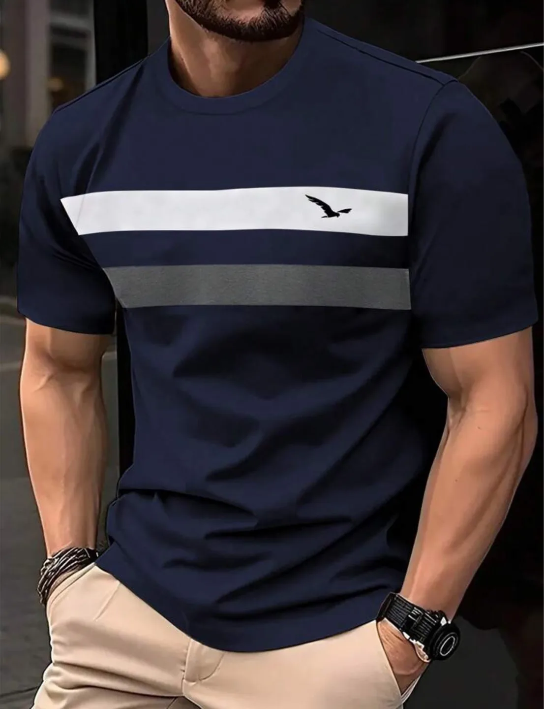 🧡Men's T-Shirts (buy two get Free gift 🎁) image indicator(2)