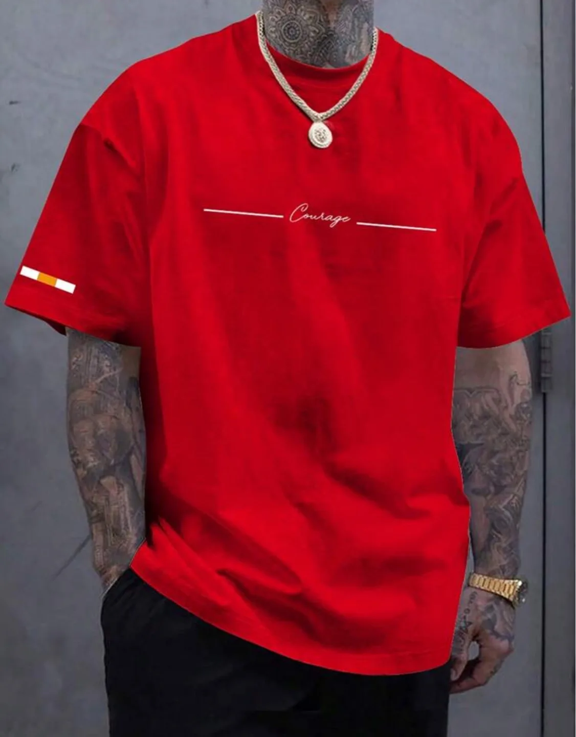 🧡Men's T-Shirts (buy two get Free gift 🎁) image indicator(7)