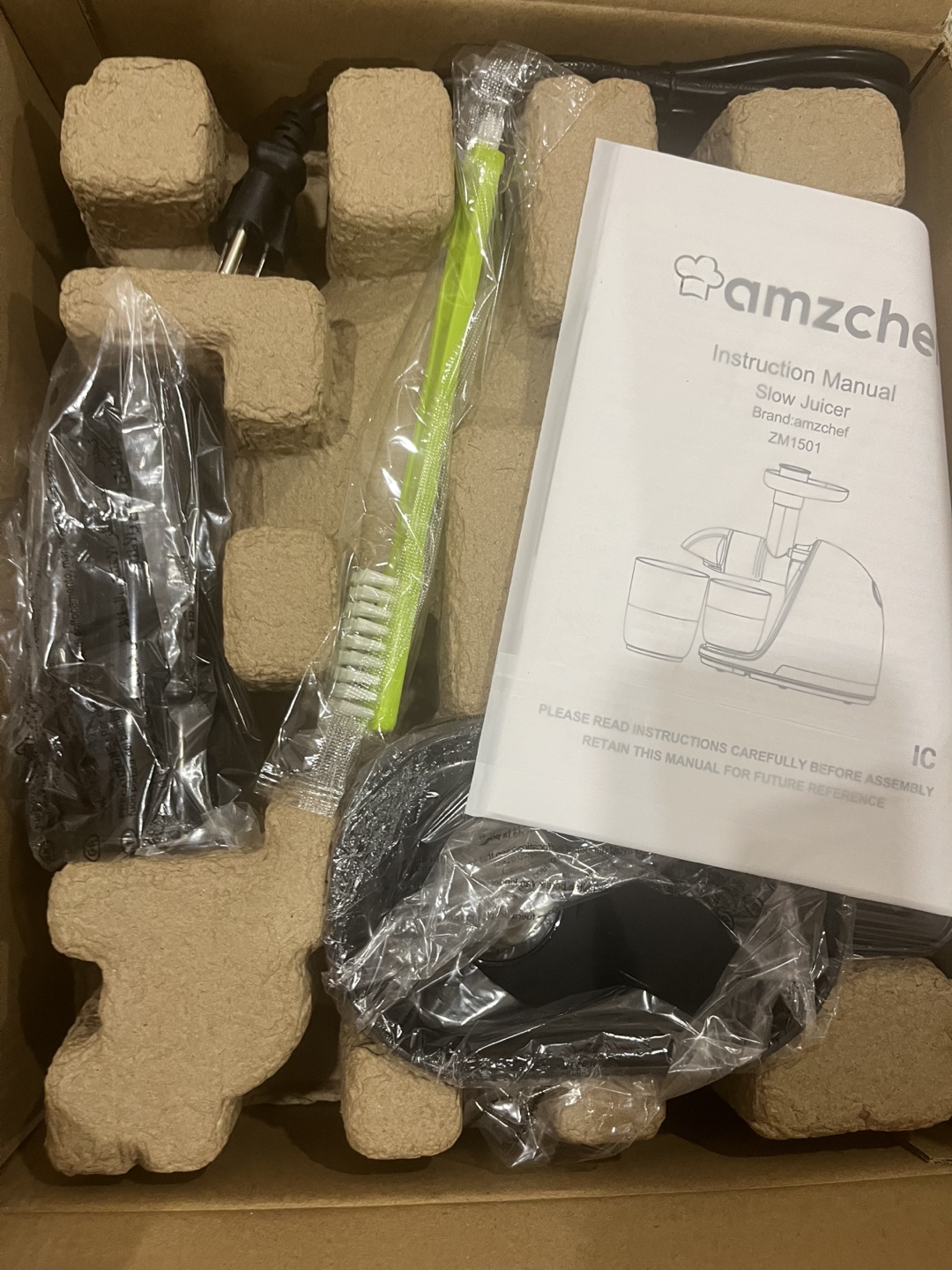 Brand New Zamzchef Slow Juicer ZM1501 - Grey - photo 3