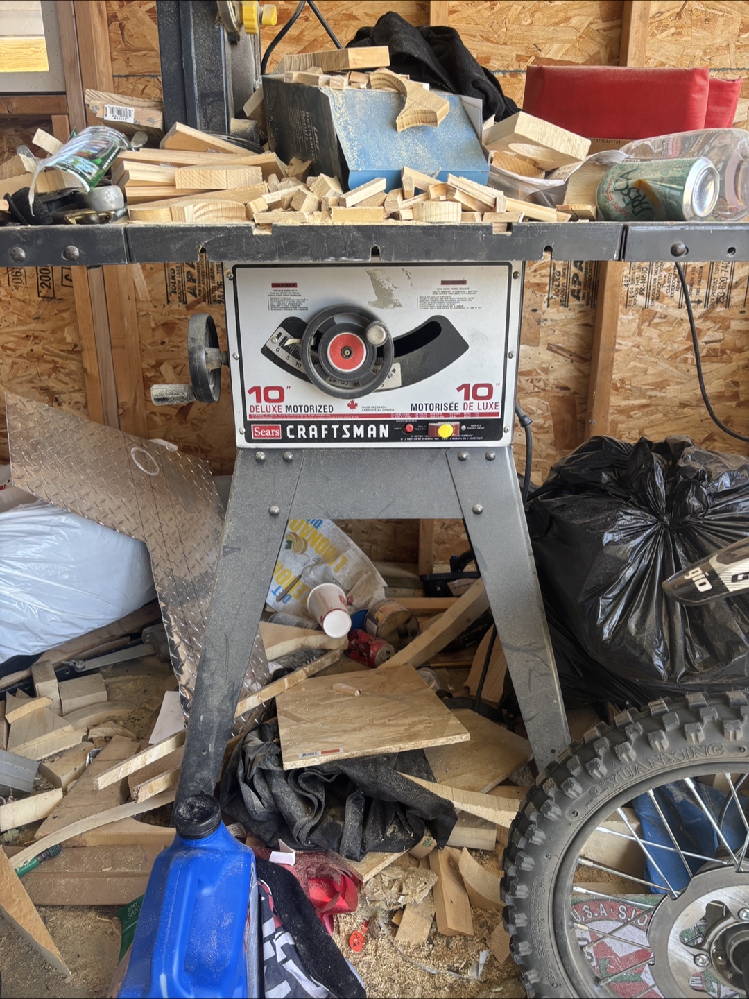 Craftsman 10" Deluxe Motorized Table Saw