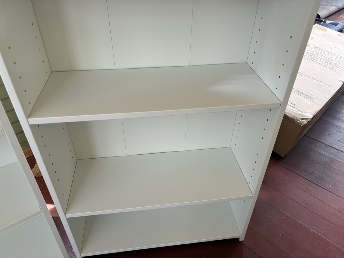 Pair of White Bookshelves - photo 4