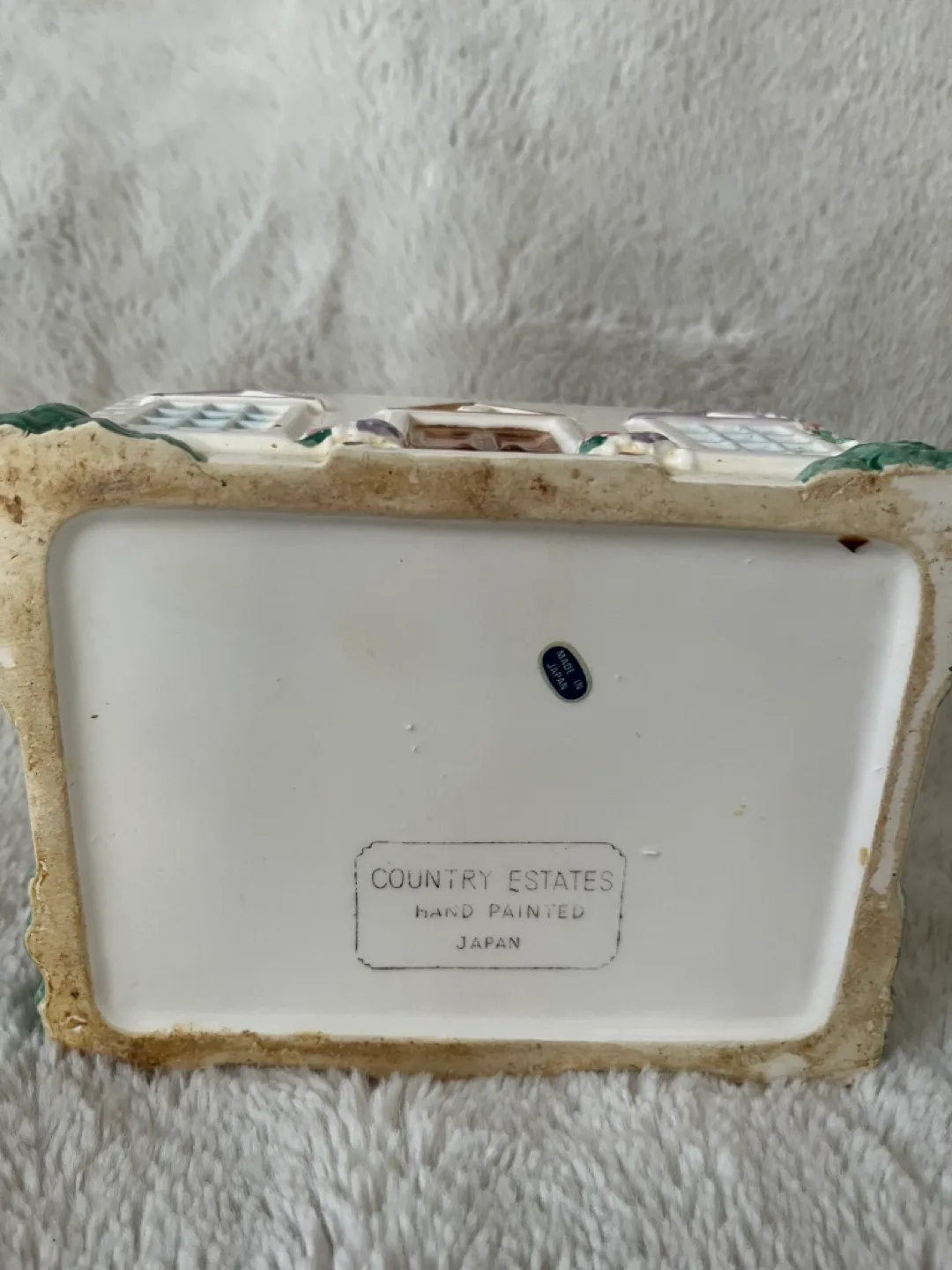 ‼️Vintage ‼️Ceramic House Cookie Jar image indicator(3)