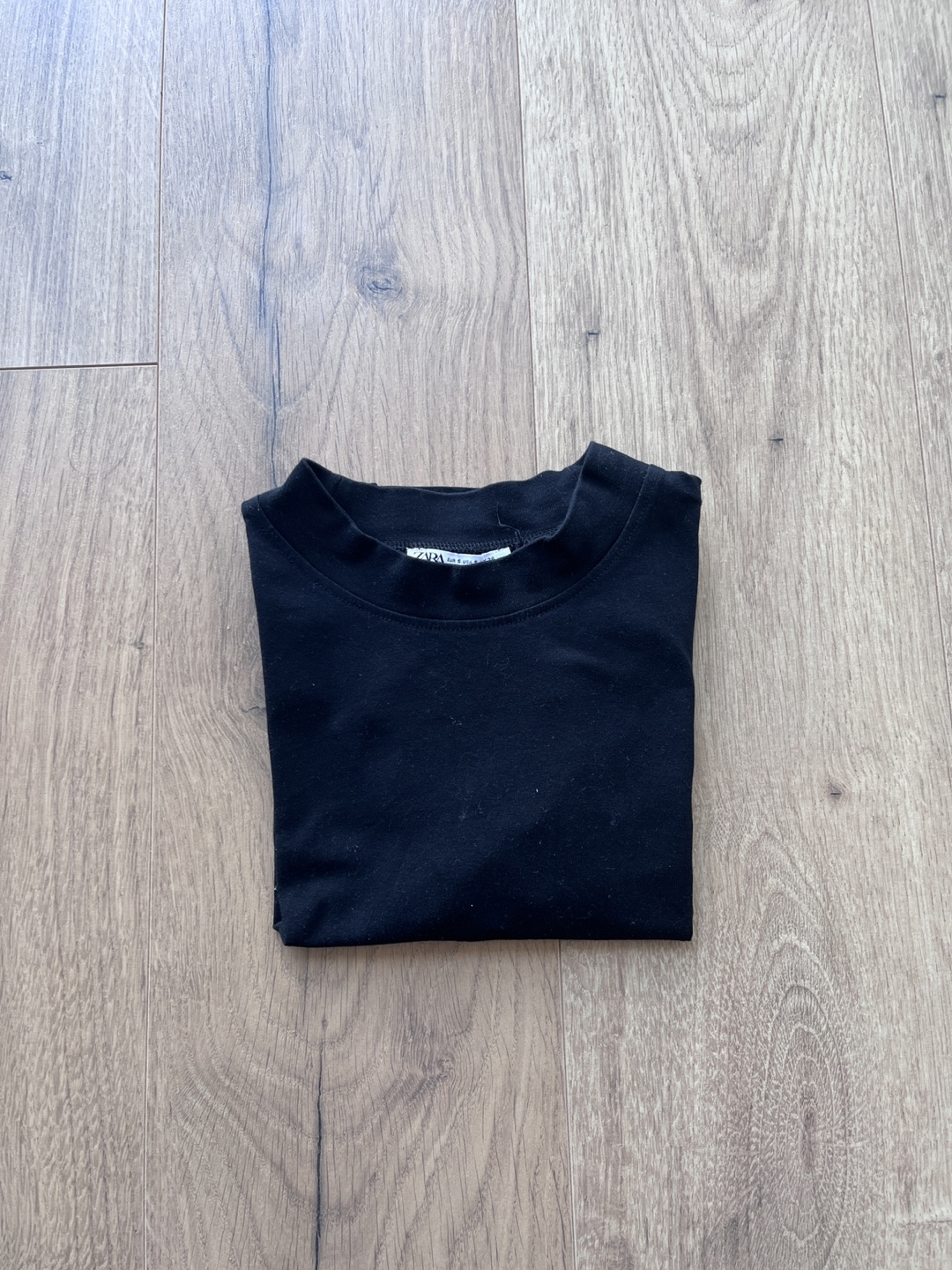 Zara Black Baby Tee - photo 2