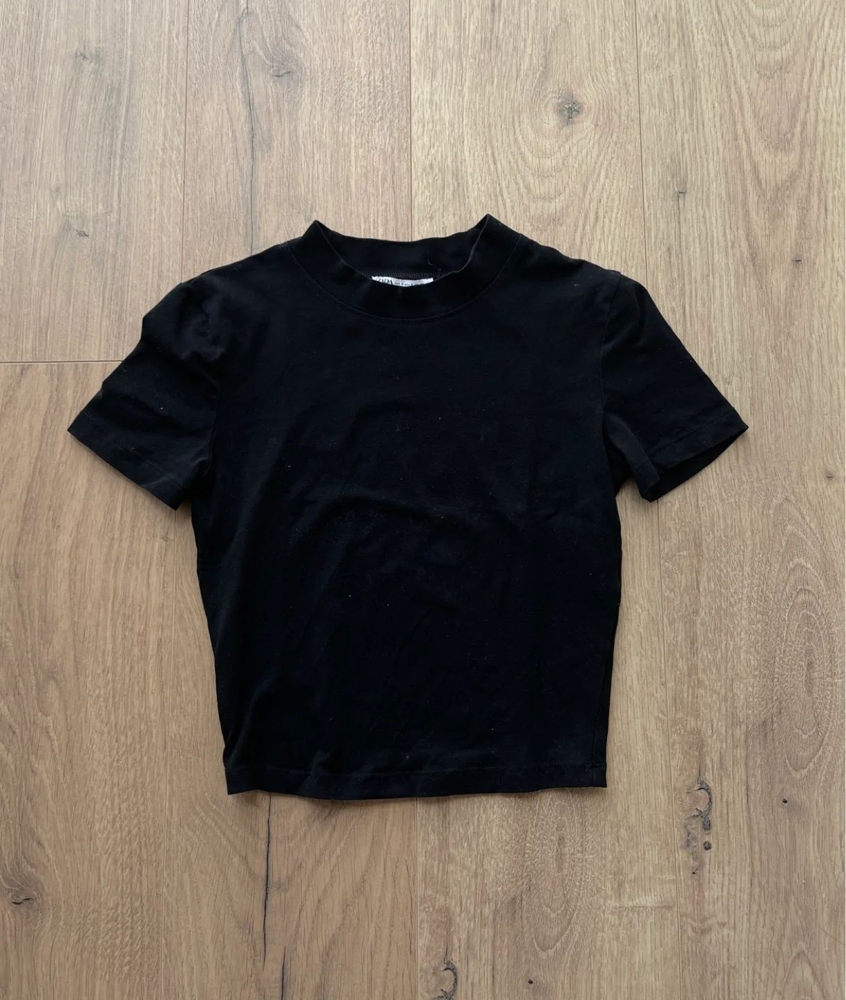 Zara Black Baby Tee thumbnail