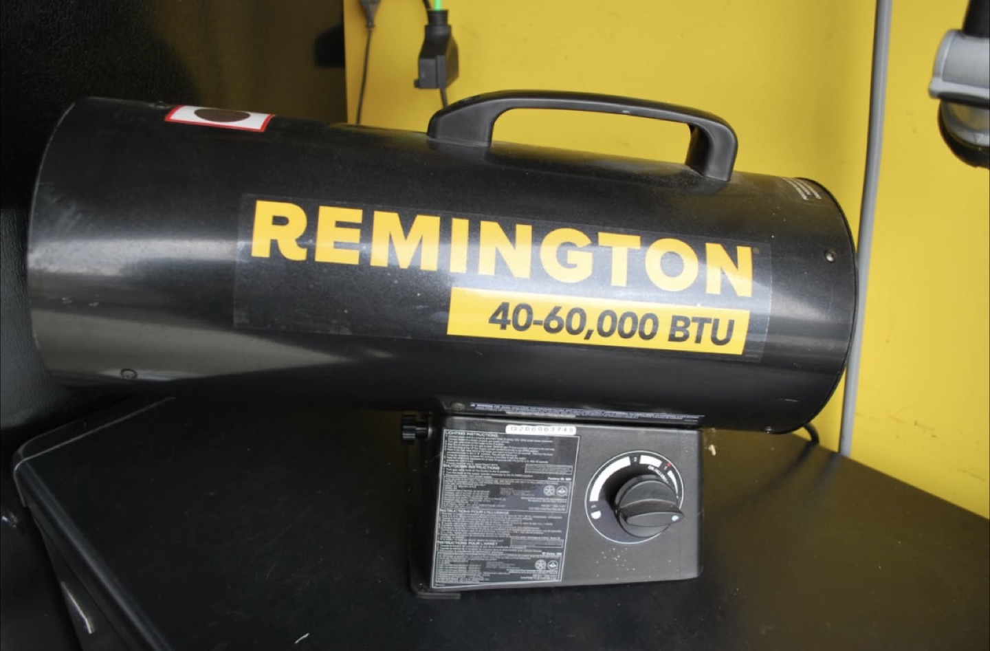 Remington 40-60,000 BTU Portable Propane Heater - photo 3