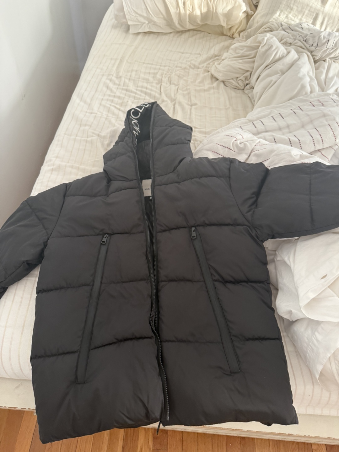 Moncler Black Puffer Jacket