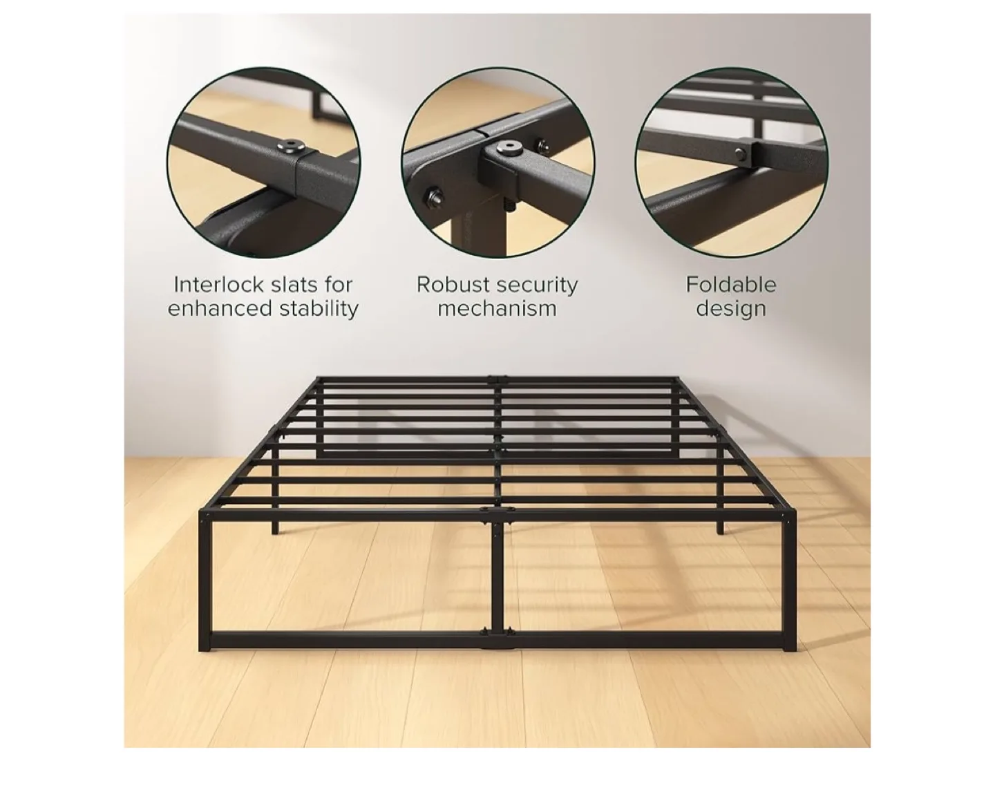 Foldable Metal Bed Frame thumbnail