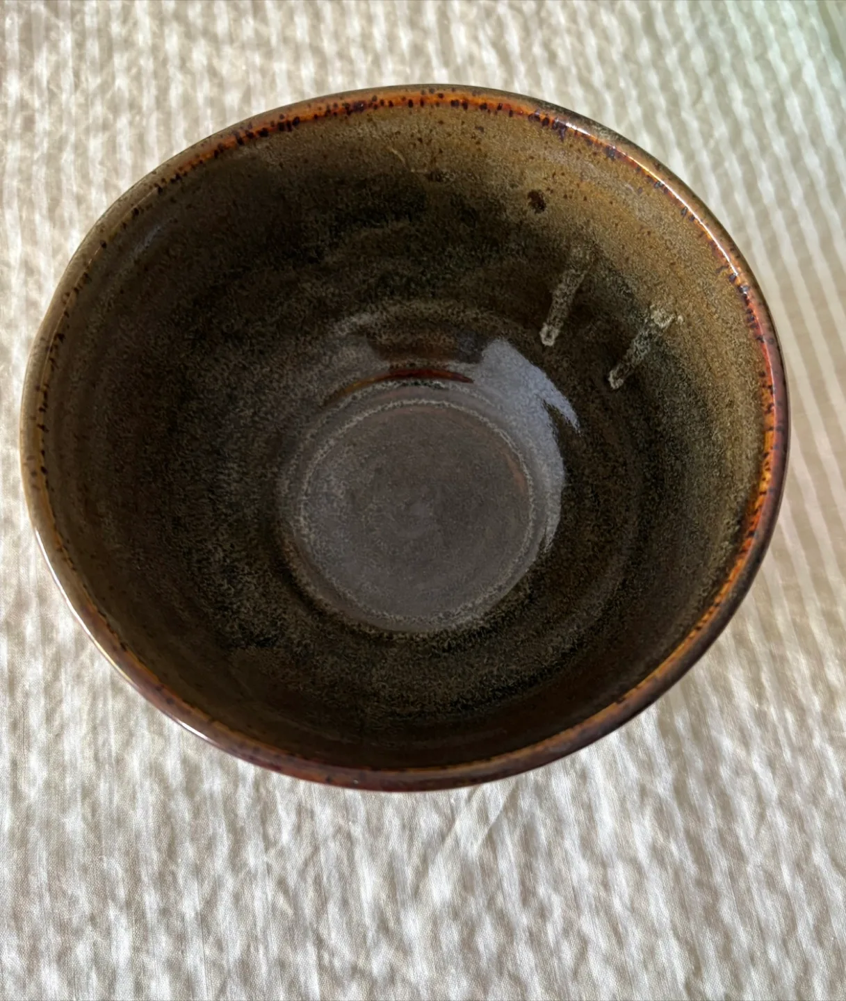 Dark Brown Ceramic Bowl image indicator(2)