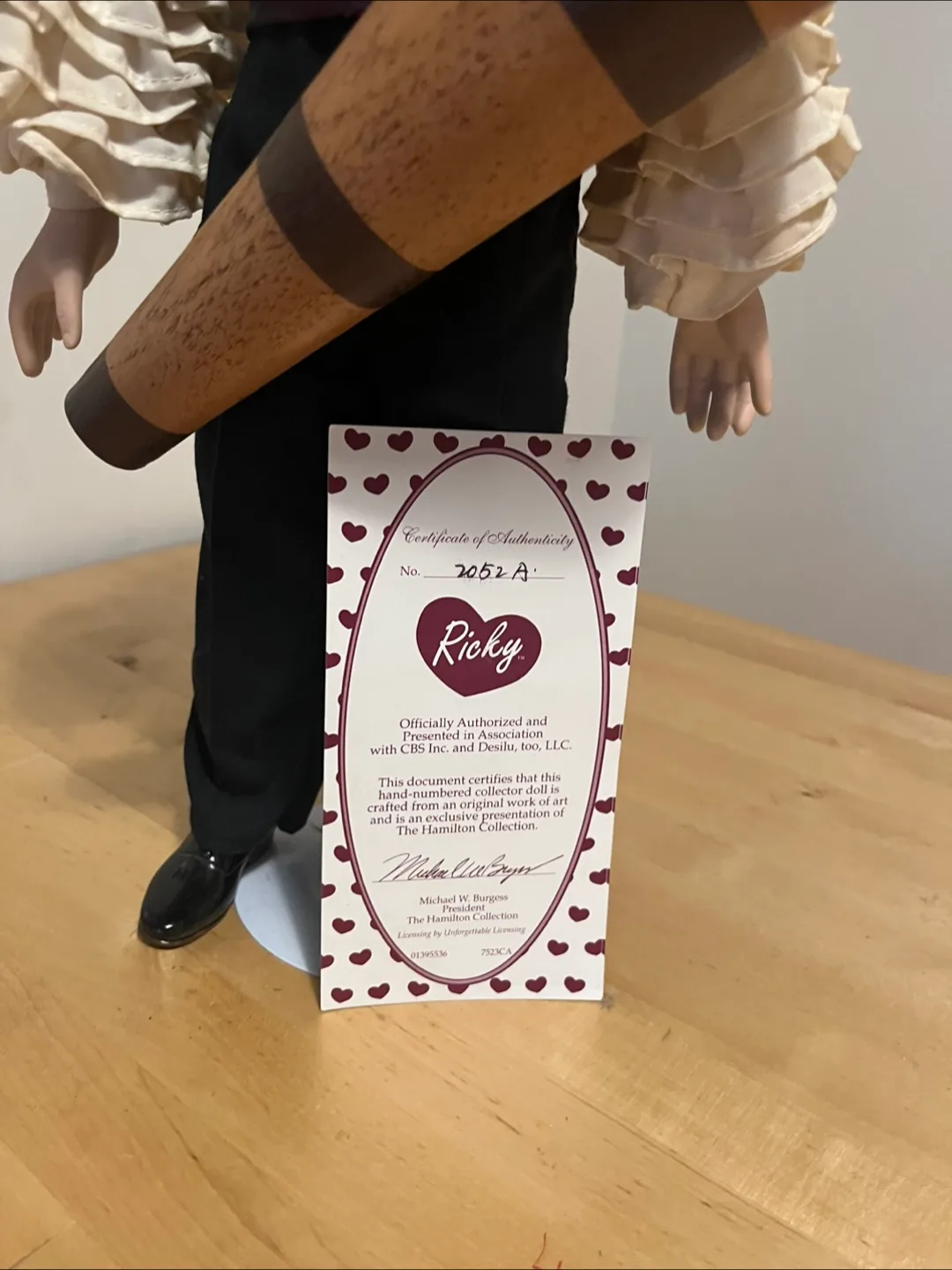 Ricky Ricardo The Hamilton Collection Porcelain Doll image indicator(3)