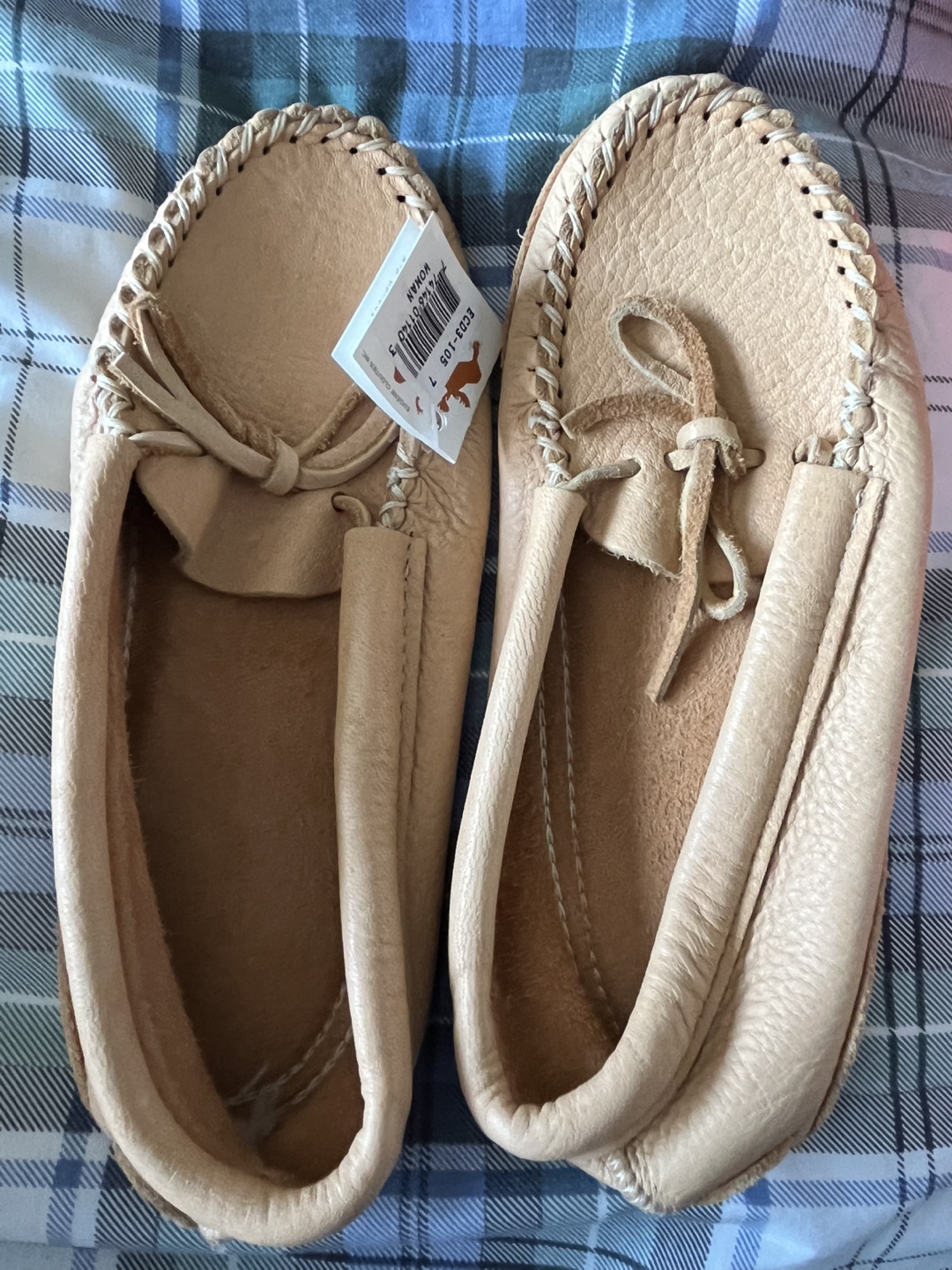 Minnetonka Leather Moccasins - Size 7