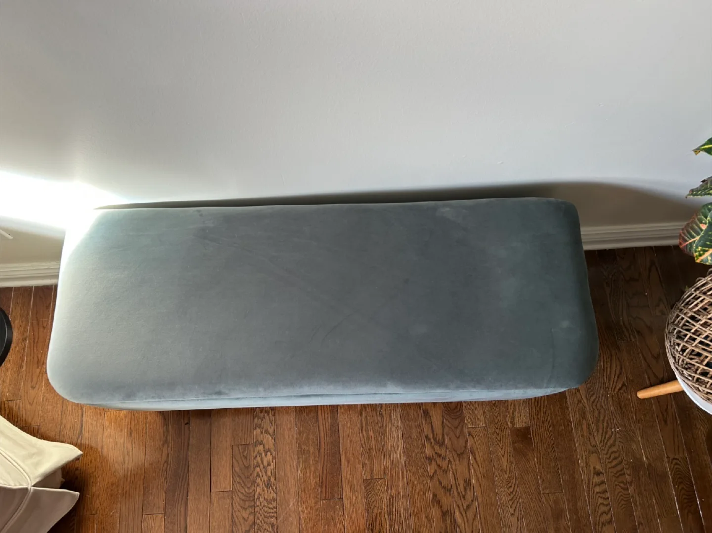 Velvet Storage Ottoman Bench image indicator(2)