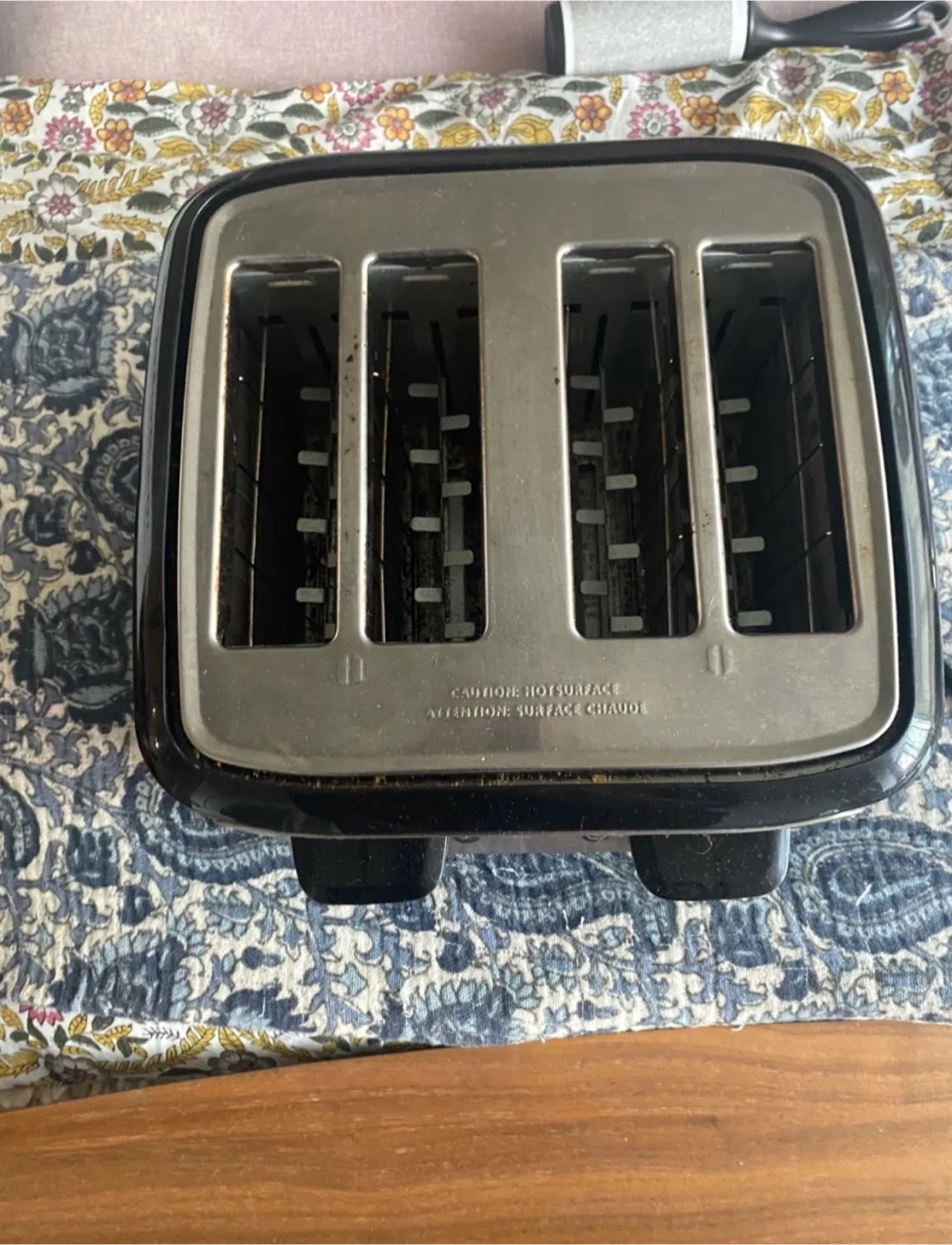 Four-Slice Black Toaster image indicator(2)