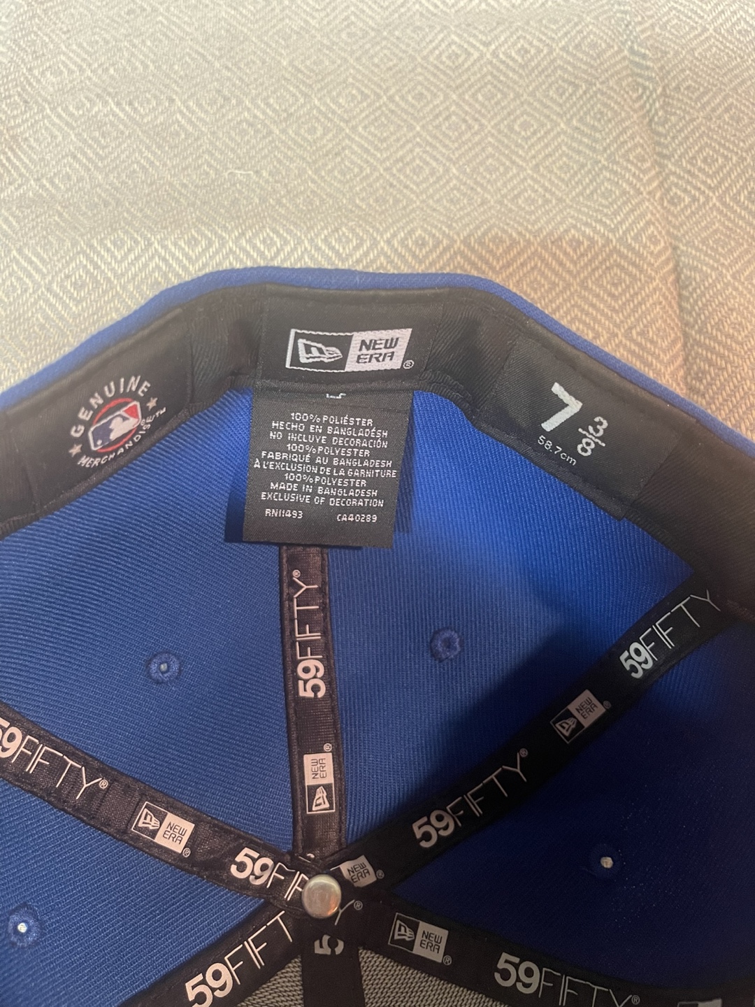 New Era 59Fifty Fitted Hat - Yankees - Royal Blue - 7 3/8 - photo 3