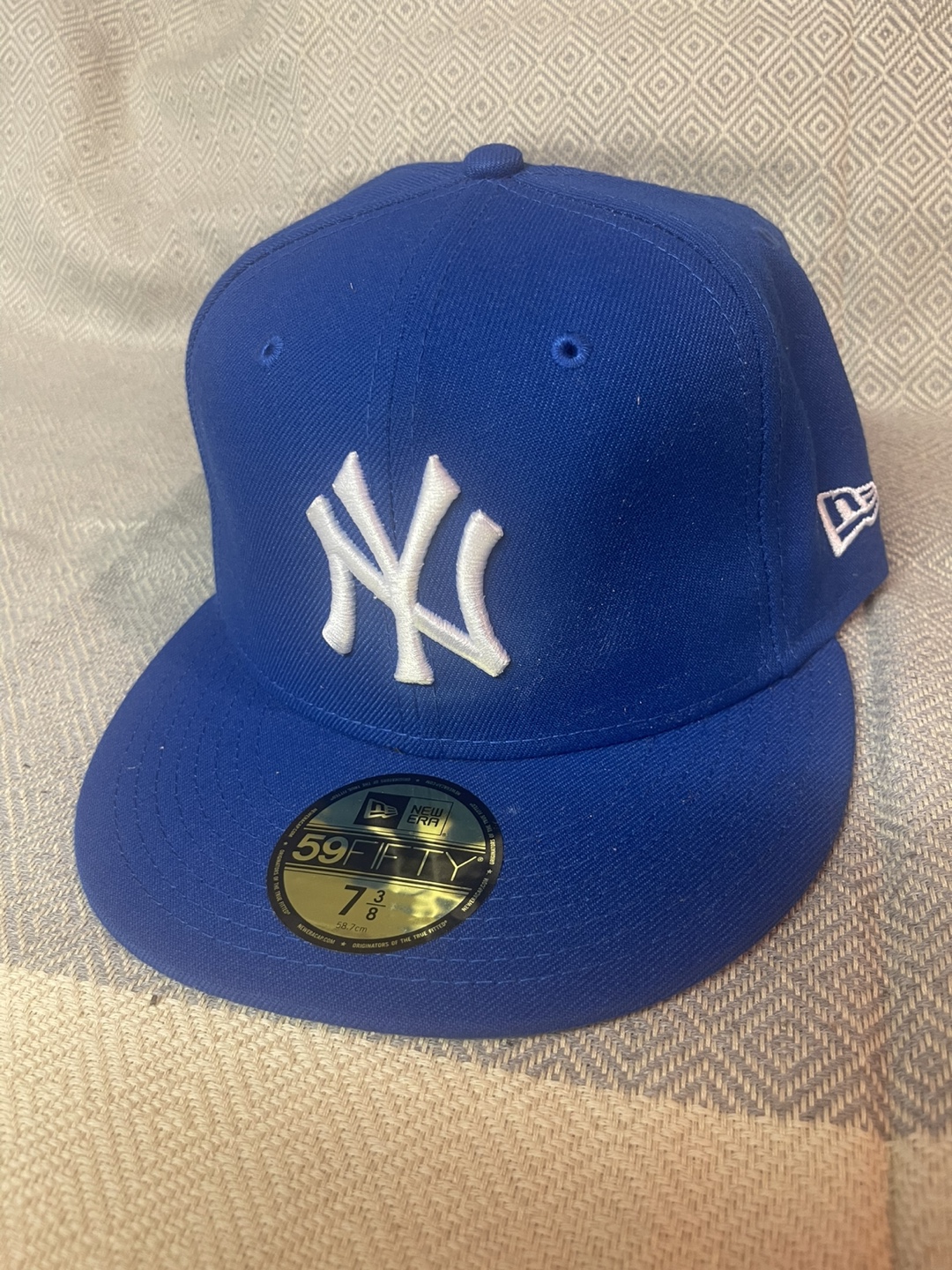 New Era 59Fifty Fitted Hat - Yankees - Royal Blue - 7 3/8