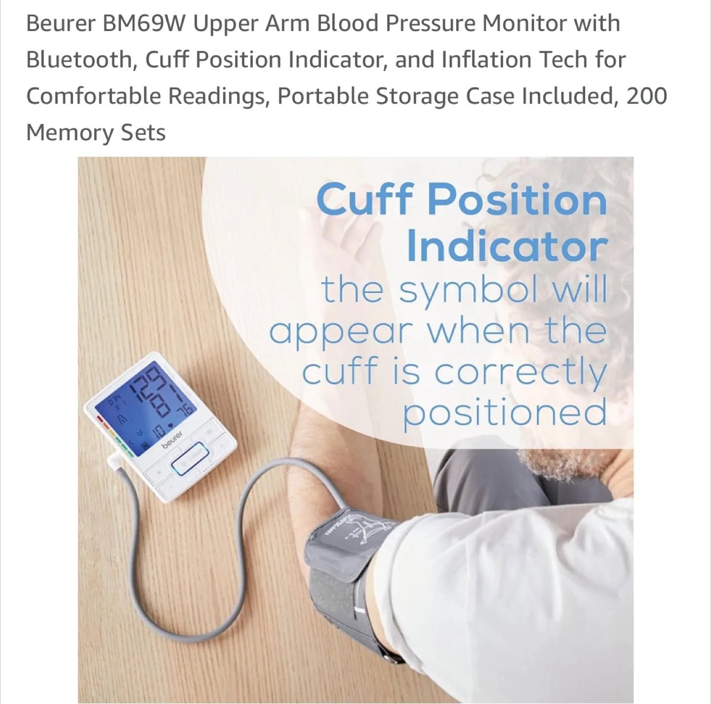 Beurer BM69W Upper Arm Blood Pressure Monitor image indicator(3)