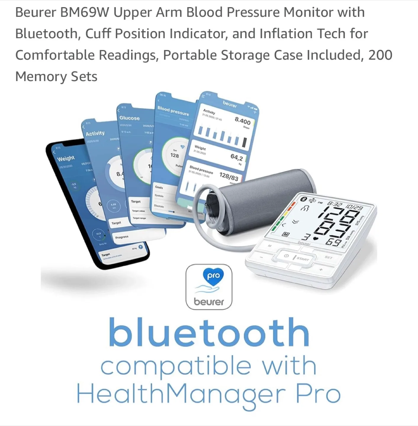 Beurer BM69W Upper Arm Blood Pressure Monitor image indicator(2)