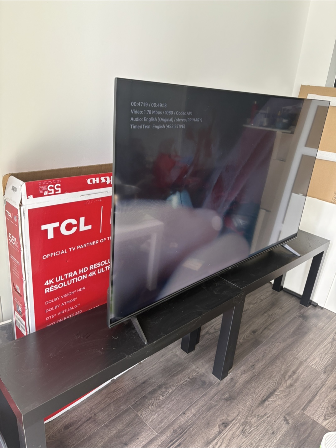 IKEA LACK TV Bench - Black x1