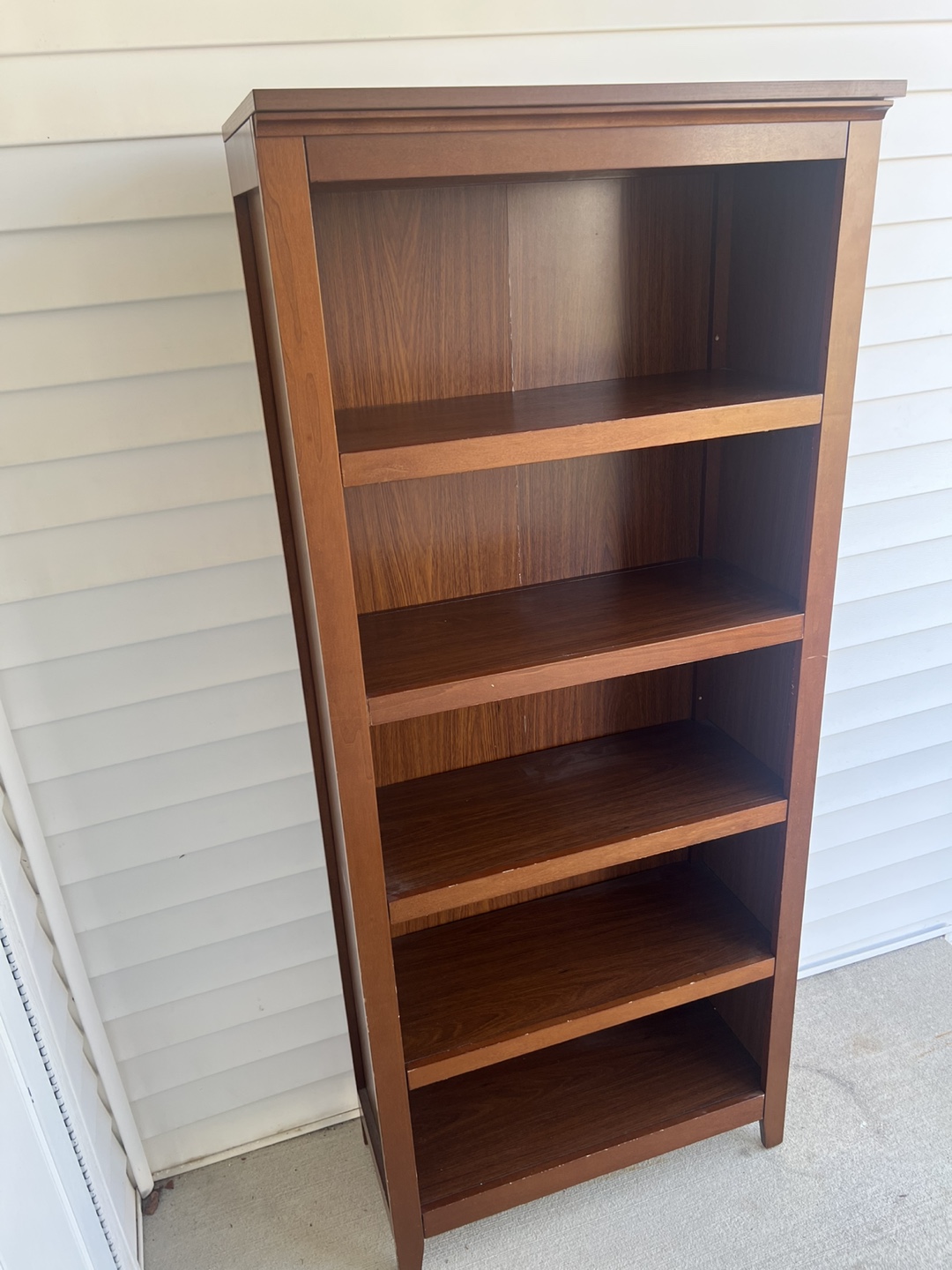 Tall Wooden Bookcase - photo 4