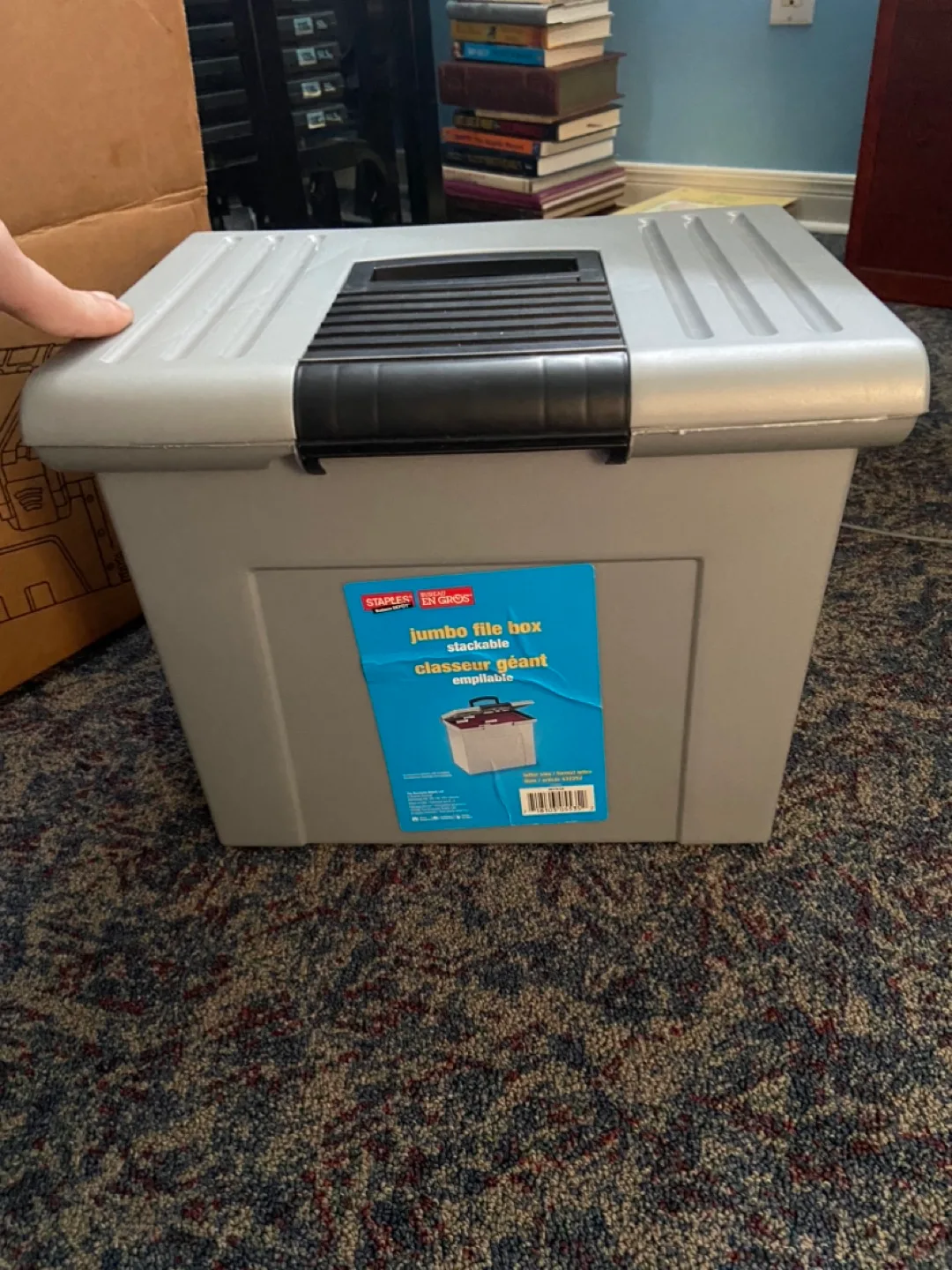 Staples Jumbo File Box with Folders and Exercise Books image indicator(2)