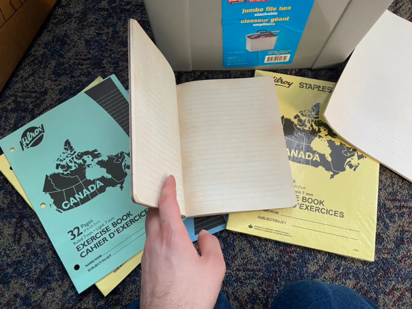 Staples Jumbo File Box with Folders and Exercise Books image indicator(8)