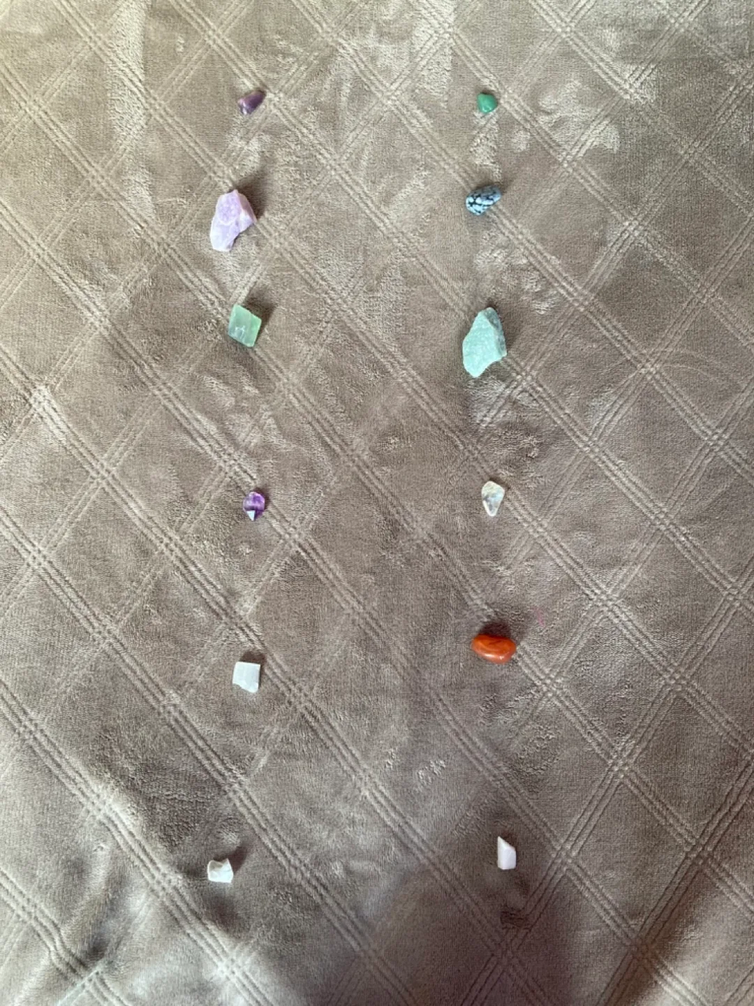 Collection of tumbled crystals and stones thumbnail