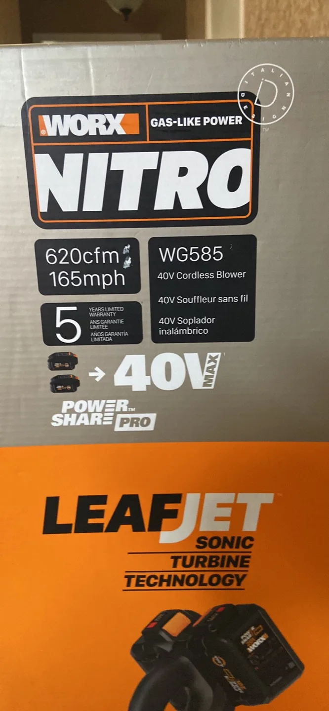 WORX Nitro 40V Cordless Leaf Blower WG585 image indicator(4)