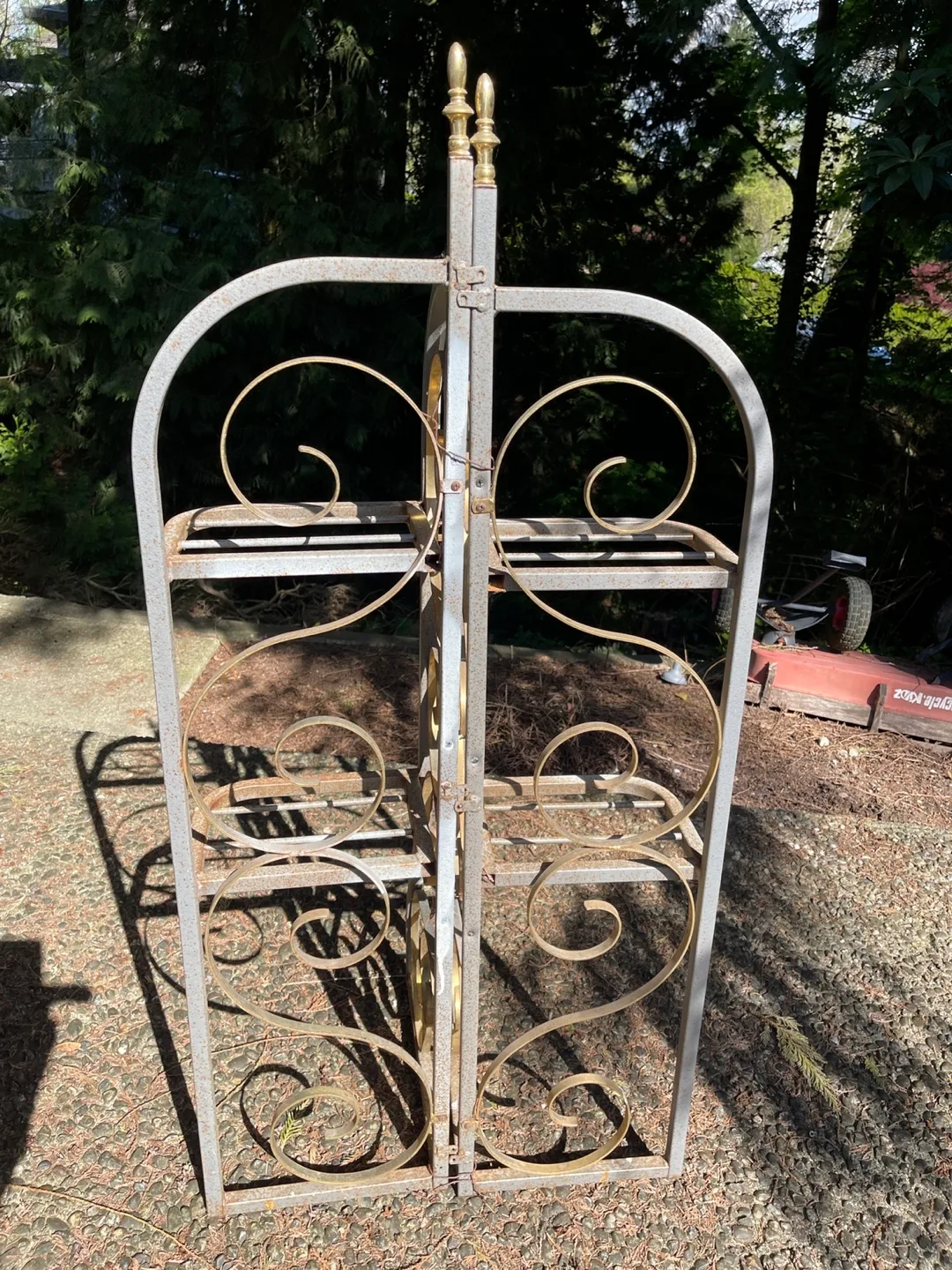 Two Metal Plant Stands image indicator(3)