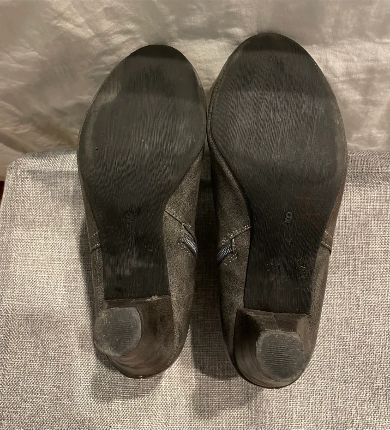 Women’s Grey Ankle Boots Size 8.5 image indicator(5)