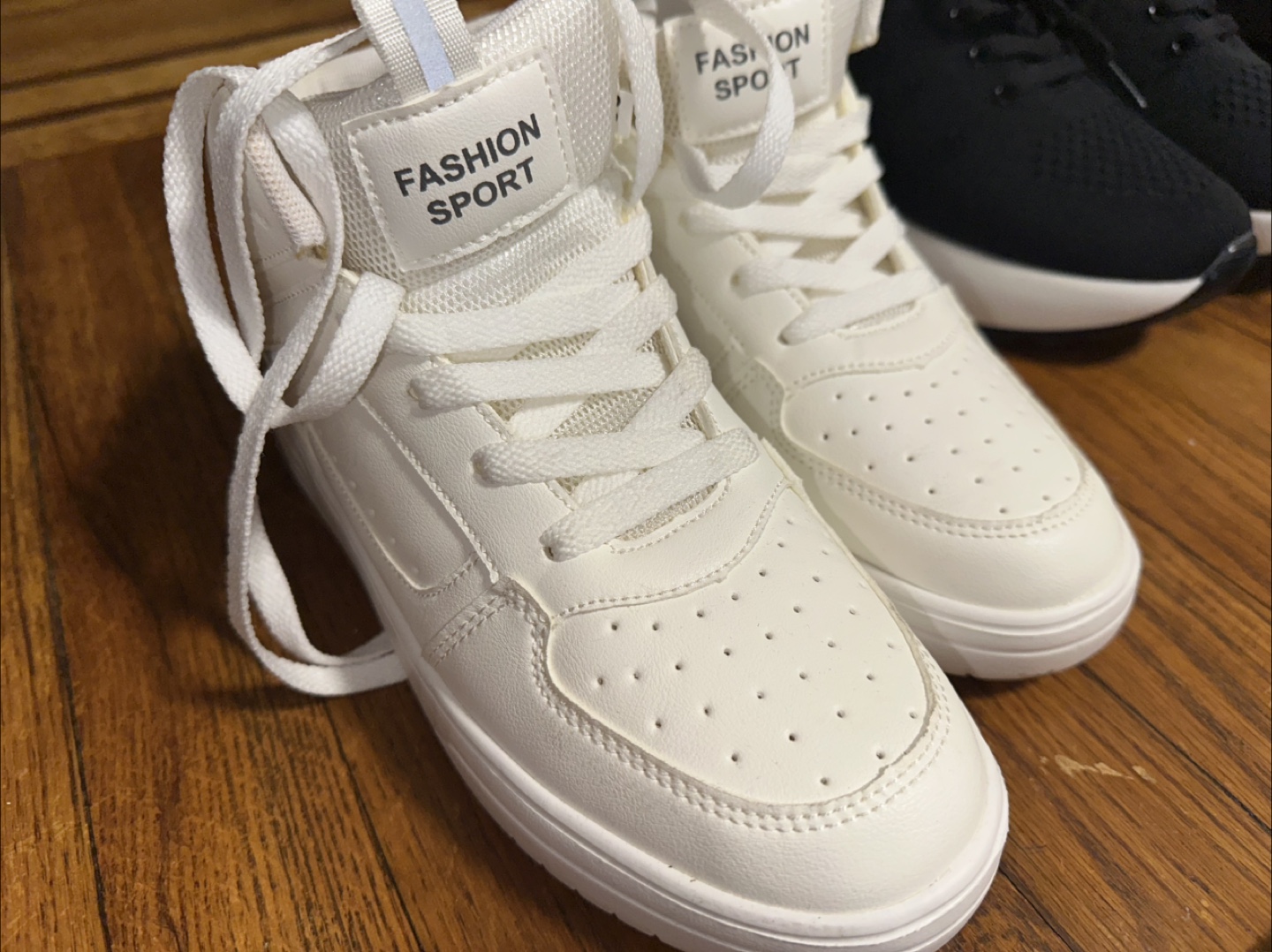 Three pairs of shoes -White, Black Sneakers - photo 2