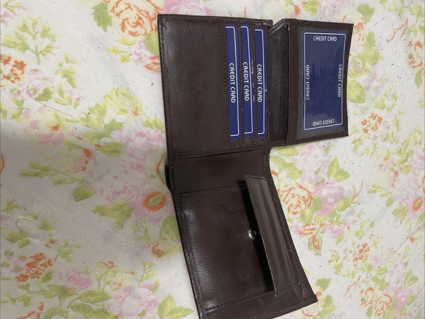 🧡Brown Leather Bifold Wallet