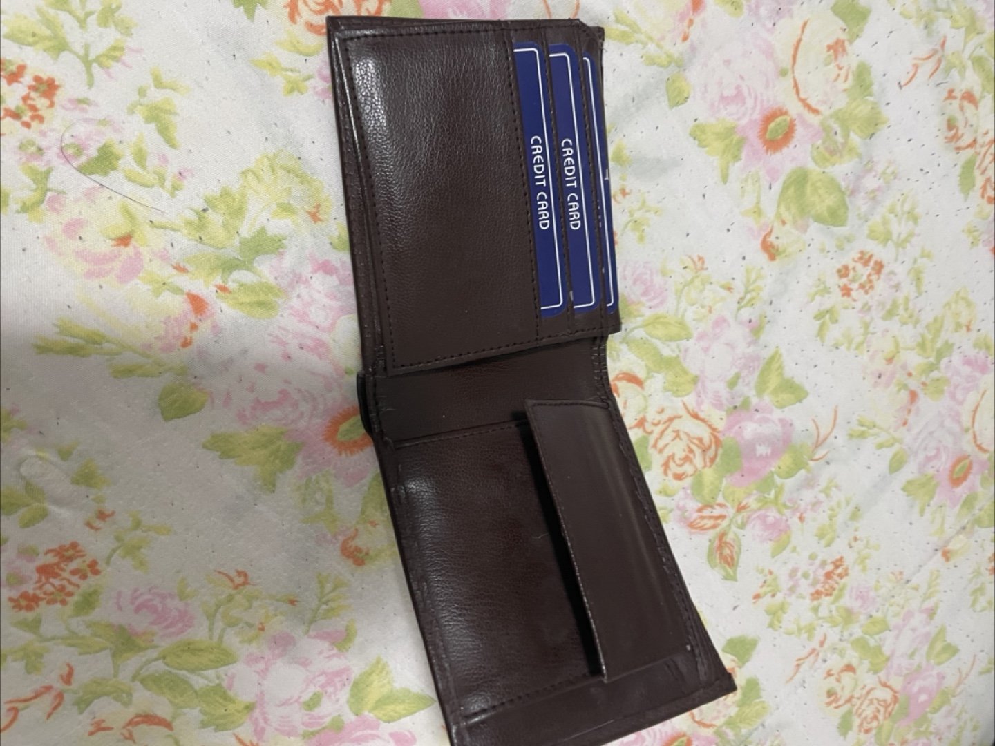 🧡Brown Leather Bifold Wallet - photo 2