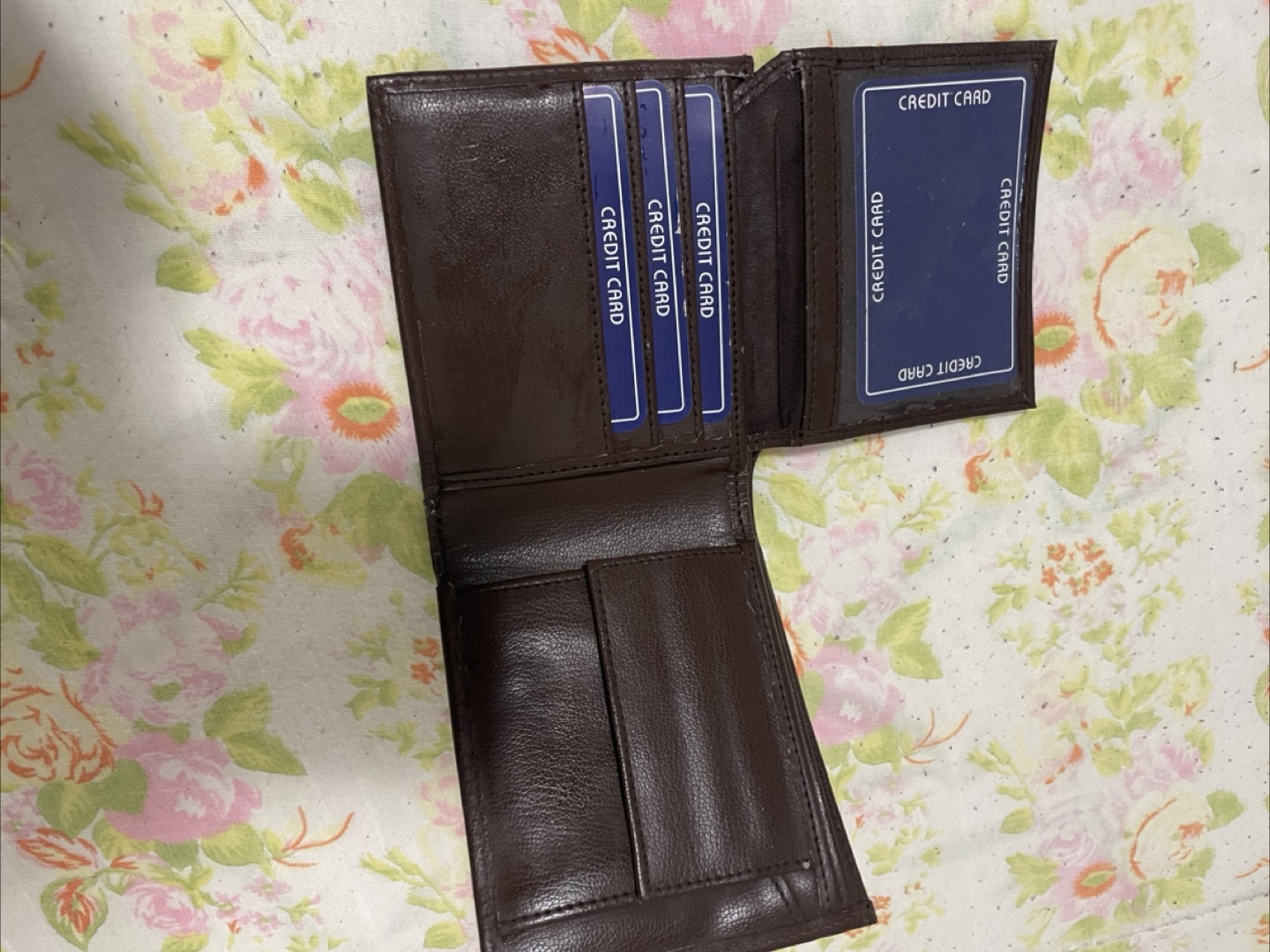 🧡Brown Leather Bifold Wallet - photo 4