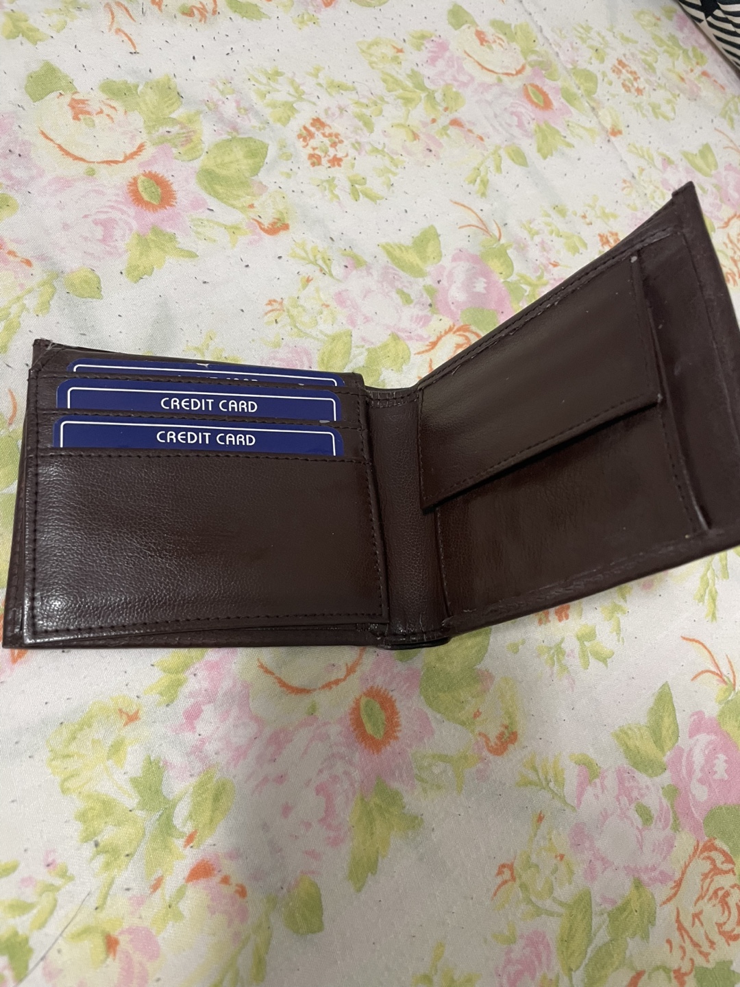 🧡Brown Leather Bifold Wallet - photo 5