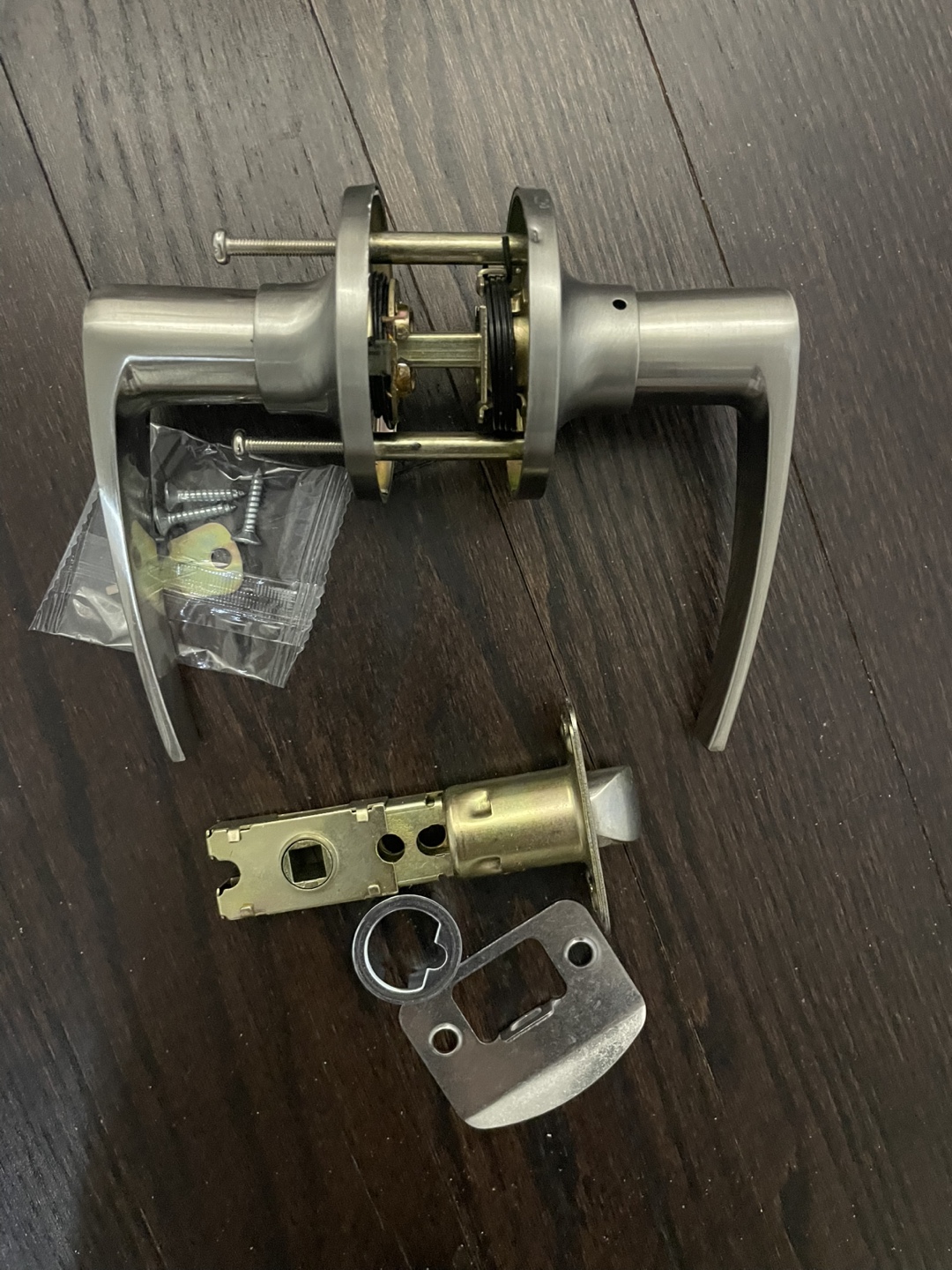🧡Unused Interior Door Lever Set - Brushed Nickel