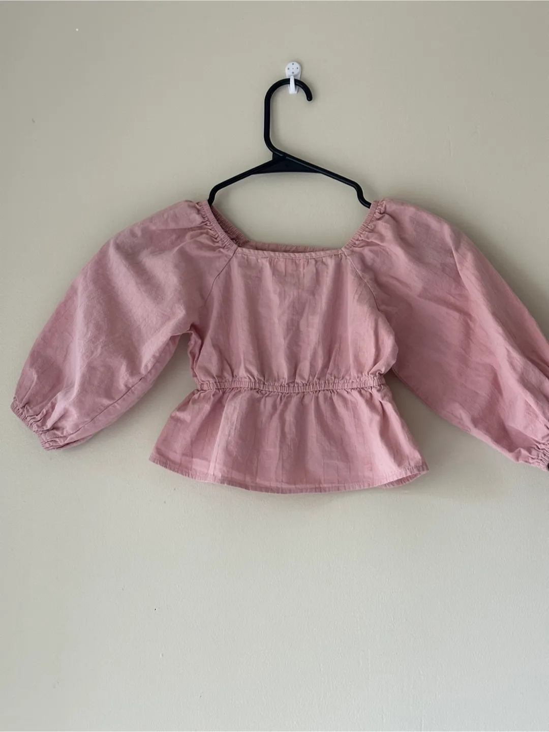 Dusty Rose Puff Sleeve Blouse thumbnail
