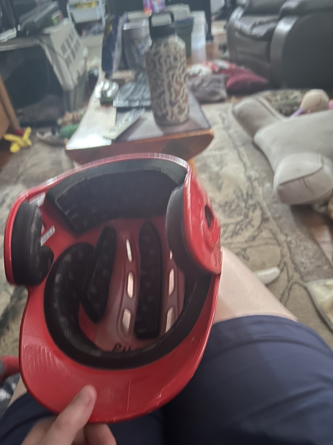 Rawlings Youth Baseball Helmet - Red