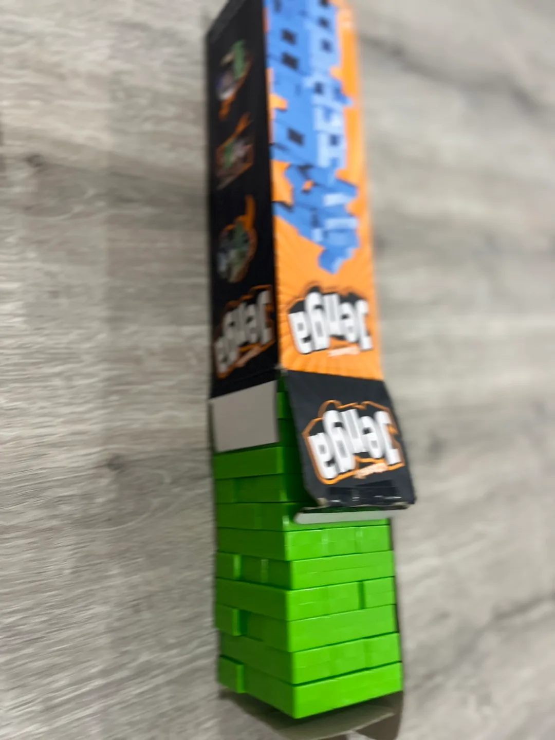 95% new✨🌈Jenga Classic Game - Green Blocks image indicator(3)