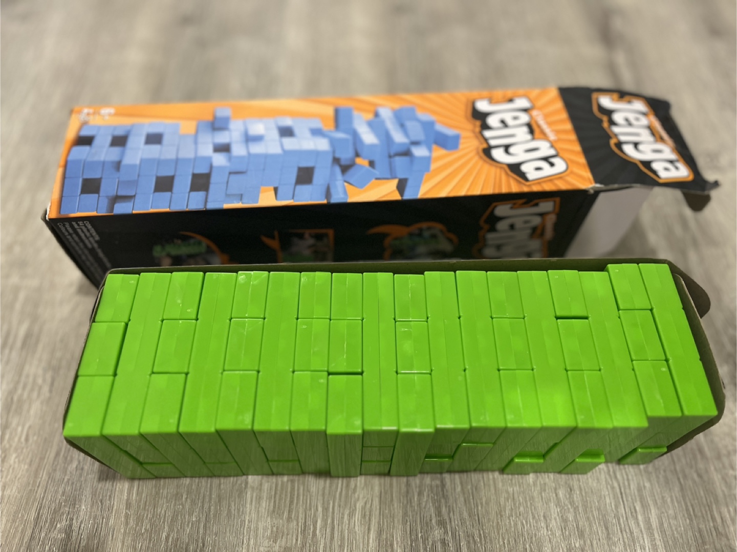 95% new✨🌈Jenga Classic Game - Green Blocks