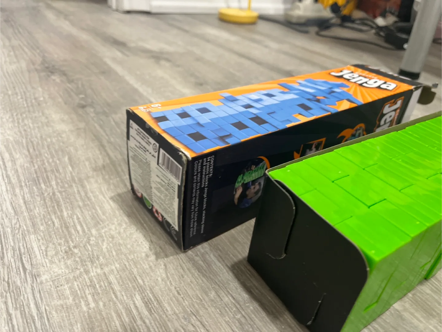 95% new✨🌈Jenga Classic Game - Green Blocks image indicator(2)