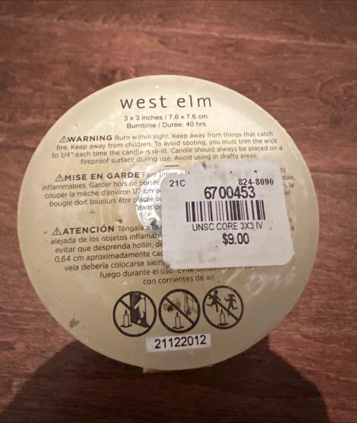 Assorted unused candles image indicator(6)