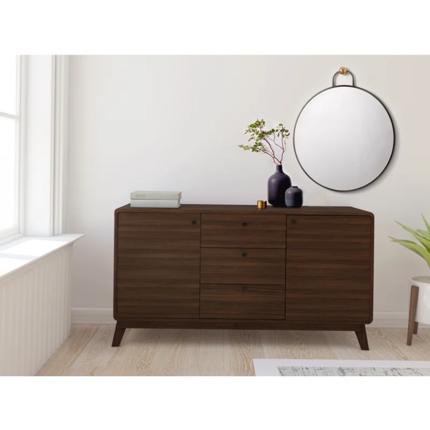 Mid-Century Modern Wood Credenza - photo 3