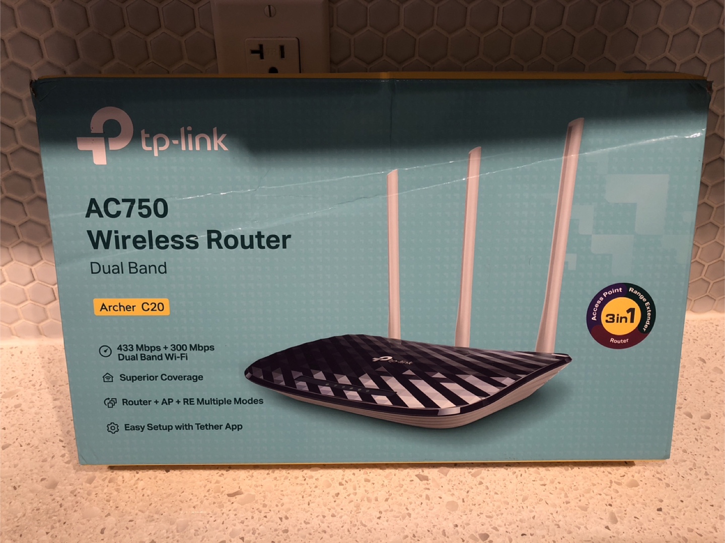 TP-Link Archer C20 AC750 Dual Band Wireless Router