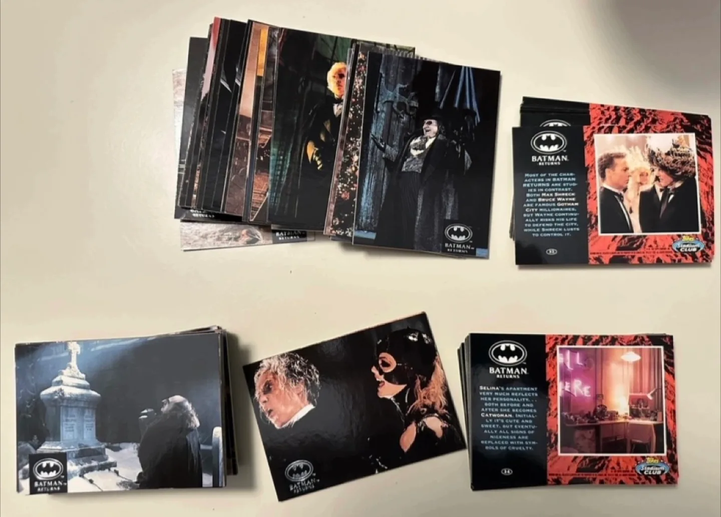 Batman Returns Topps Stadium Club trading cards image indicator(3)