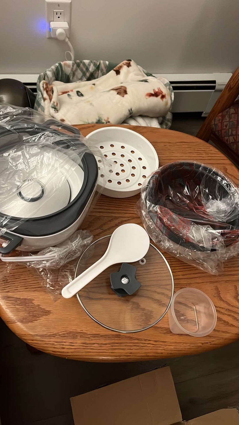 Black+Decker 6-Cup Rice Cooker and Steamer