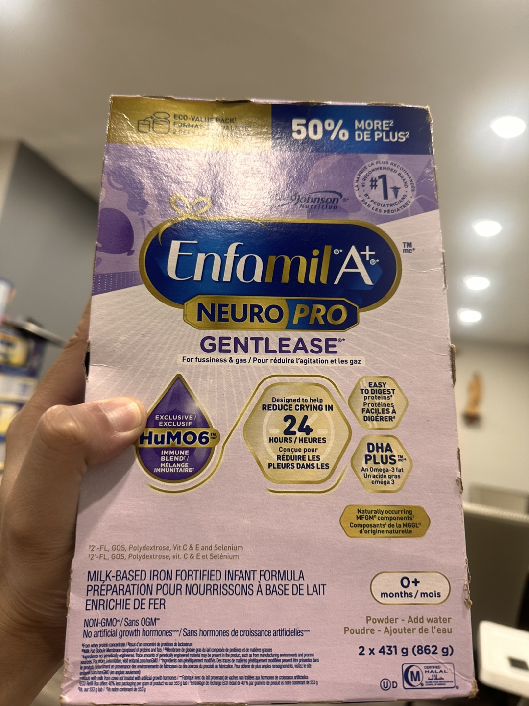 Enfamil A+ NeuroPro Gentlease Infant Formula Powder