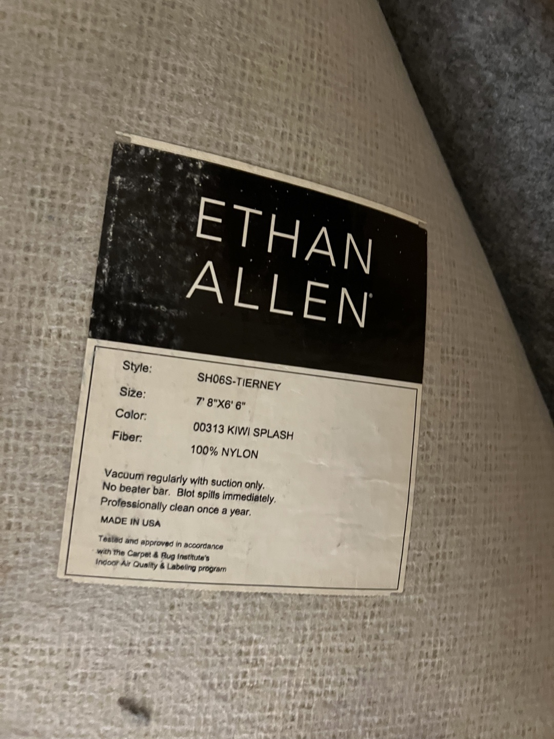 Ethan Allen SH06S-Tierney Area Rug, 7'8"x6' - photo 3