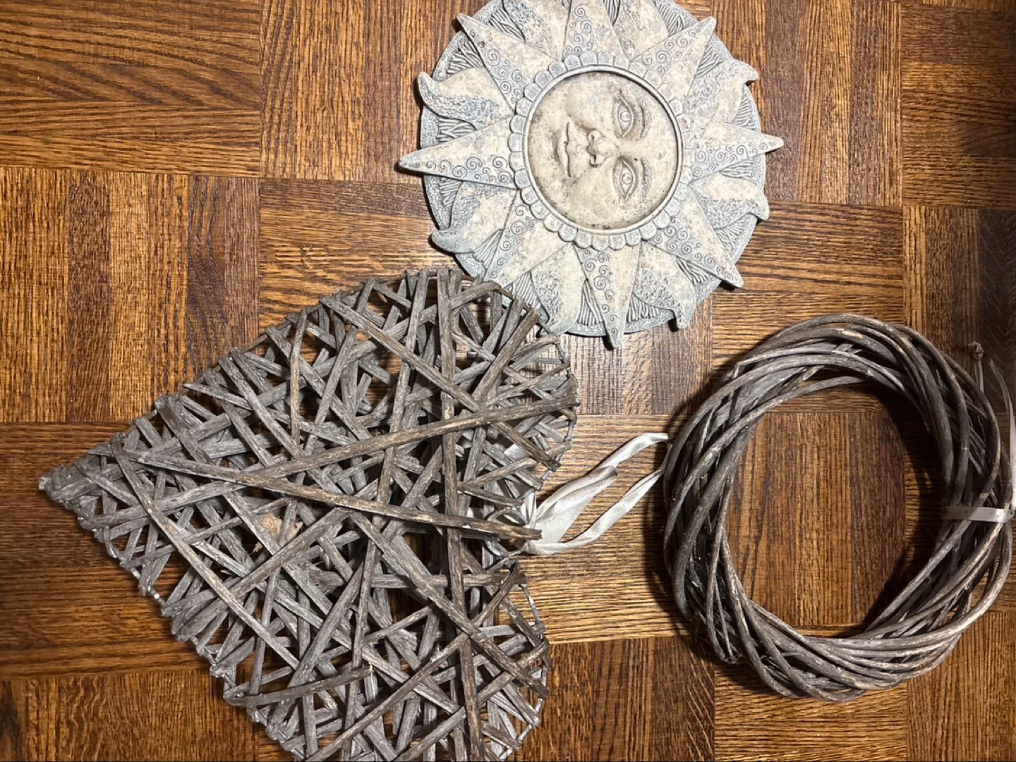 Three rustic wall decor pieces thumbnail