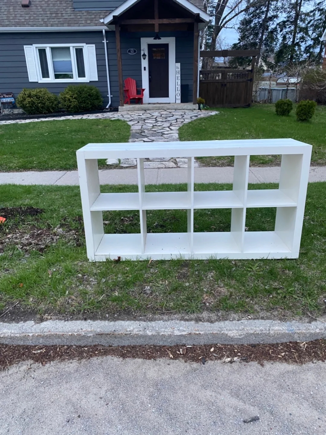 IKEA Kallax 8 Cube Shelving Unit - White image indicator(2)