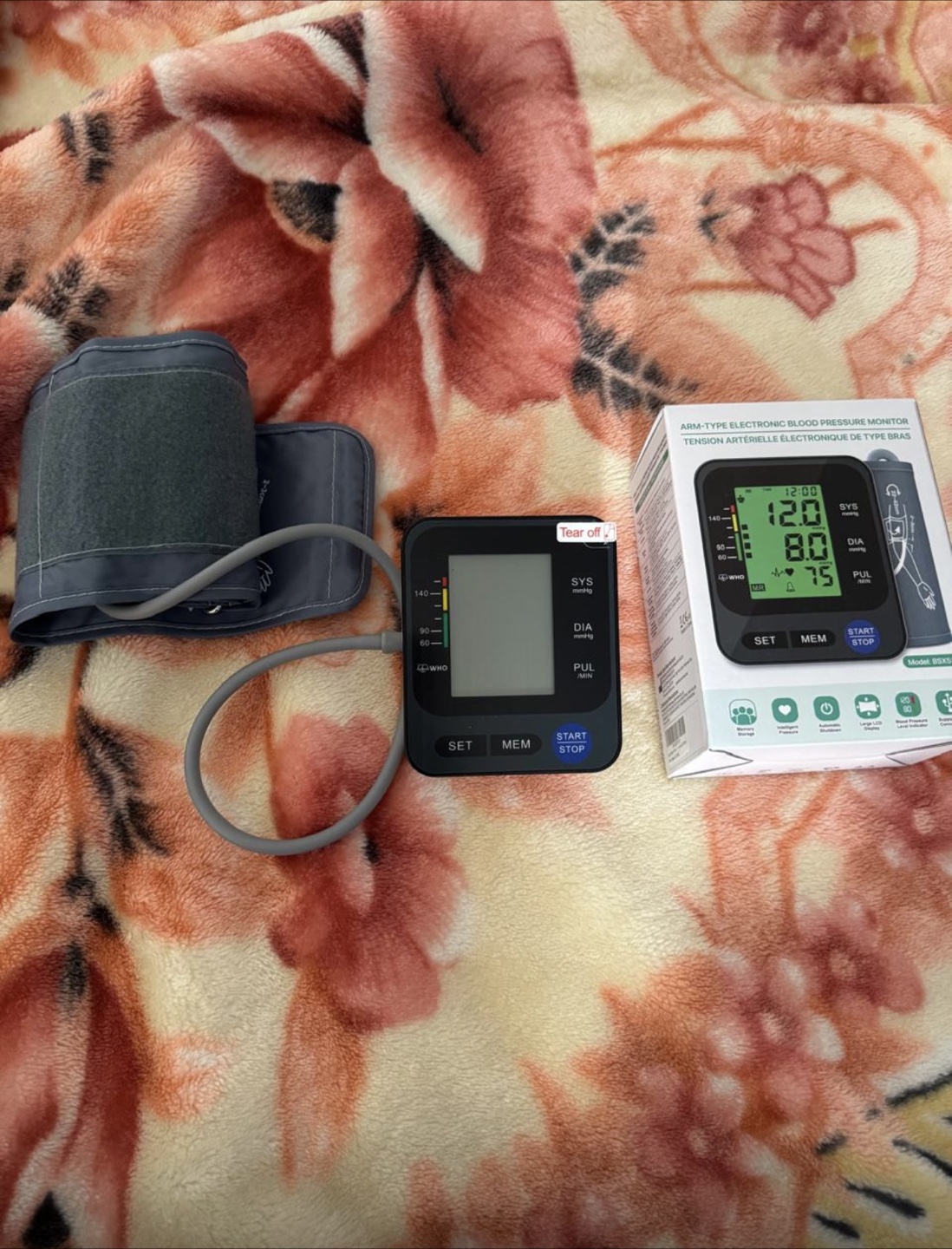 Arm-Type Electronic Blood Pressure Monitor